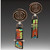 Fashion Ethnic Metal Brincos Resin  Long Drop Earrings