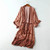 Floral Boho Robe Sleeve Sashes Bikini Cover-up
