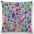 Rainbow Print Geometric Linen Cotton Pillow Case