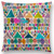 Rainbow Print Geometric Linen Cotton Pillow Case