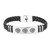 Creative Zodiac Stainless Steel Silicone Bracelet