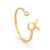 12 Star Sign Stainless Steel Open Ring
