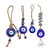 Blue Turkish Evil Eye Glass Bead Wall Hanging Pendant
