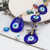 Blue Turkish Evil Eye Glass Bead Wall Hanging Pendant