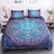 Mandala Abstract Flower Bohemian Quilt Bedding Set - size