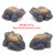 Natural Frog Statue Geode Healing Stone Figurine