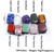 Natural Gemstone Crystal Healing Quartz Decoration 10pcs/set