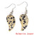 3Pairs Fashion Natural Amethyst Angel Wing Earrings