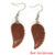 3Pairs Fashion Natural Amethyst Angel Wing Earrings