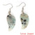 3Pairs Fashion Natural Amethyst Angel Wing Earrings