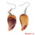 3Pairs Fashion Natural Amethyst Angel Wing Earrings