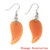 3Pairs Fashion Natural Amethyst Angel Wing Earrings