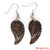 3Pairs Fashion Natural Amethyst Angel Wing Earrings
