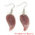 3Pairs Fashion Natural Amethyst Angel Wing Earrings