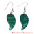 3Pairs Fashion Natural Amethyst Angel Wing Earrings