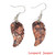 3Pairs Fashion Natural Amethyst Angel Wing Earrings