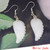 3Pairs Fashion Natural Amethyst Angel Wing Earrings