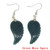 10Pairs Fashion Natural Amethyst Angel Wing Earrings