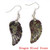 10Pairs Fashion Natural Amethyst Angel Wing Earrings