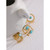 Trendy Charm Stone Stainless Steel Adjustable Ring