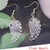 20Pairs Fashion Natural Amethyst Angel Wing Earrings
