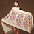 Flower Embroidered Cashmere  Scarf