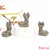 Deer Pyrite Crystal Carved Healing Gemstone Home Decor