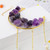 Crystal Amethyst Raw Stone Garden Decoration Wind Chime
