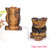 5pcs Animal Healing Stones Crystal Carved  Home Decor