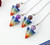 Seven Chakra Healing Crystal Divination Pendulum