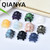 Spider Pyrite Quartz Carving Mini Stone Figurine Decoration Ornament