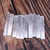 10pcs Selenite Crystal Chip Gypsum White Quartz Healing Stone
