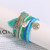 Bohemian Evil Eye Charm Beads Tassel Bracelet