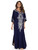 Indie Folk Lace Up V-Neck Batwing Sleeve Tunic Robe Dress
