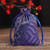Vintage Satin Embroidered Adjustable Drawstring Pouches