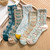 Woman 5 Pairs/ Lot Embroidery Spring Kawaii  Lolita Socks