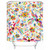 Colorful Birds Printed Decorative Shower Curtain