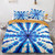 Spiral Colorful Rainbow Tie Dye Abstract Bedding - 173x218cm
