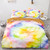 Spiral Colorful Rainbow Tie Dye Abstract Bedding - 173x218cm