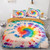 Spiral Colorful Rainbow Tie Dye Abstract Bedding - 140x210cm 2pcs