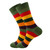 Striped Colorful Plaid Diamond Pattern Cotton Sock