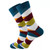 Striped Colorful Plaid Diamond Pattern Cotton Sock