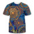 3D Trippy Streetwear Glow in the Dark T shirt - Asian size XL
