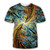 3D Trippy Streetwear Glow in the Dark T shirt - size Asian size XXL