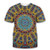 3D Trippy Streetwear Glow in the Dark T shirt - size Asian size XXL