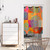 Ethnic Retro Circle Printed Fabric Drapes Curtain (Aztec Multi)