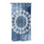 Boho Floral Mandala Window Curtain (W100xH200cmx1 Piece)