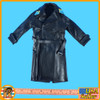 WWII Soviet Ace Pilot - Black Leather Over Coat - 1/6 Scale -