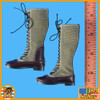 Tunsia German DAK - Tall Boots w/ Feet - 1/6 Scale -