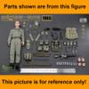 Vietnam 1st Cav la Drang - Jungle Boots (for Feet) - 1/6 Scale
